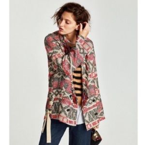 NWT- Zara Aztec Jacket